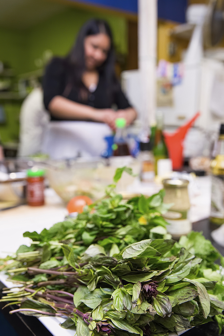 Fresh herbs Vietnamese style